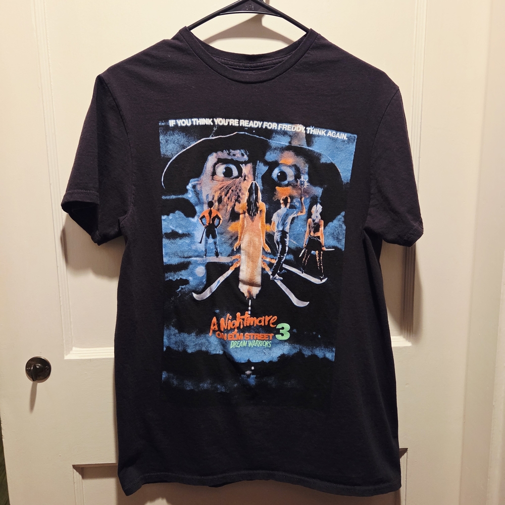Nightmare On Elm Street T-Shirt with Horror Movie Print Medium